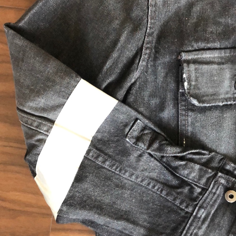 Washed black button down - Picture 2 of 3